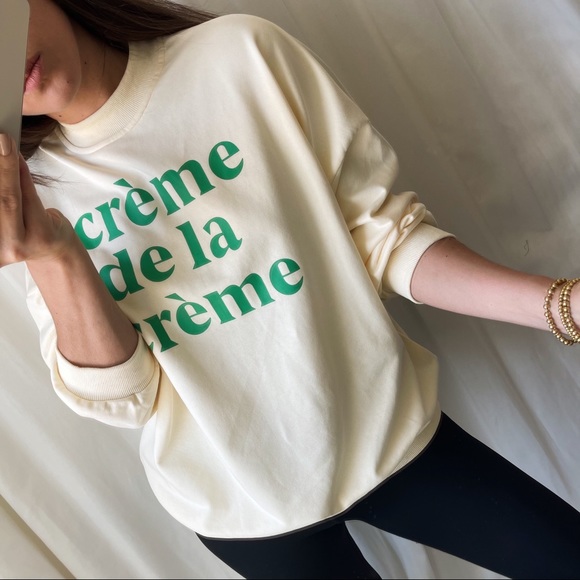 Crème De La Crème Sweatshirt — Cream - Picture 6 of 10
